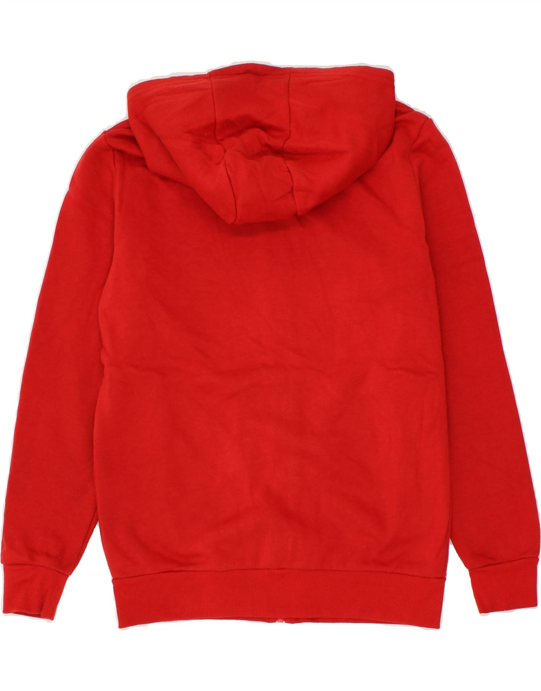 FILA Boys Zip Hoodie Sweater 13-14 Years Red Polyester Vintage Fila and Second-Hand Fila from Messina Hembry 