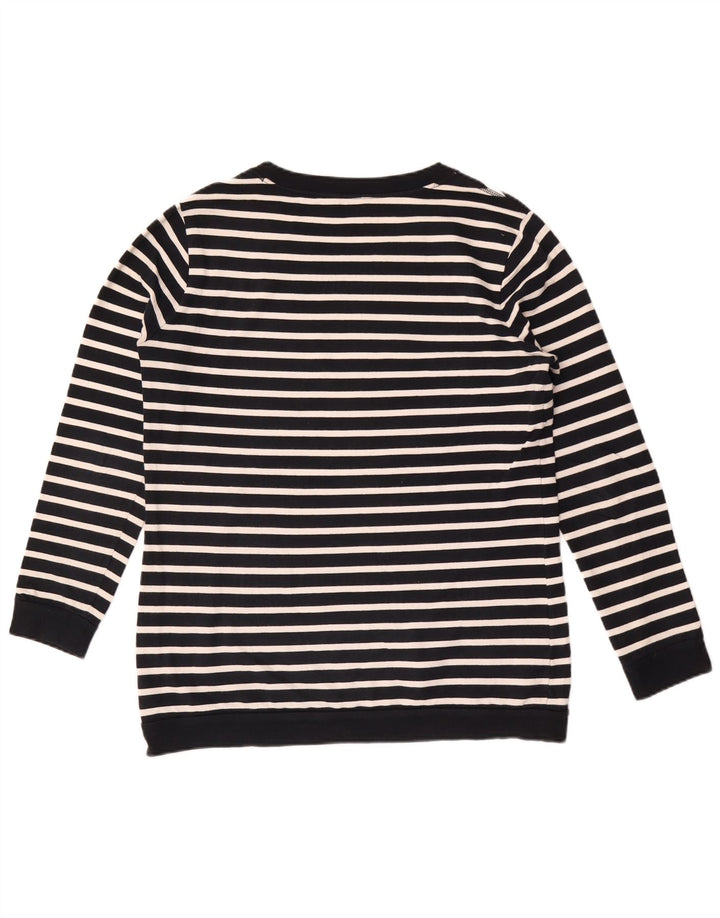 Felpa da donna Massimo Dutti maglione US 8 medio blu navy a righe