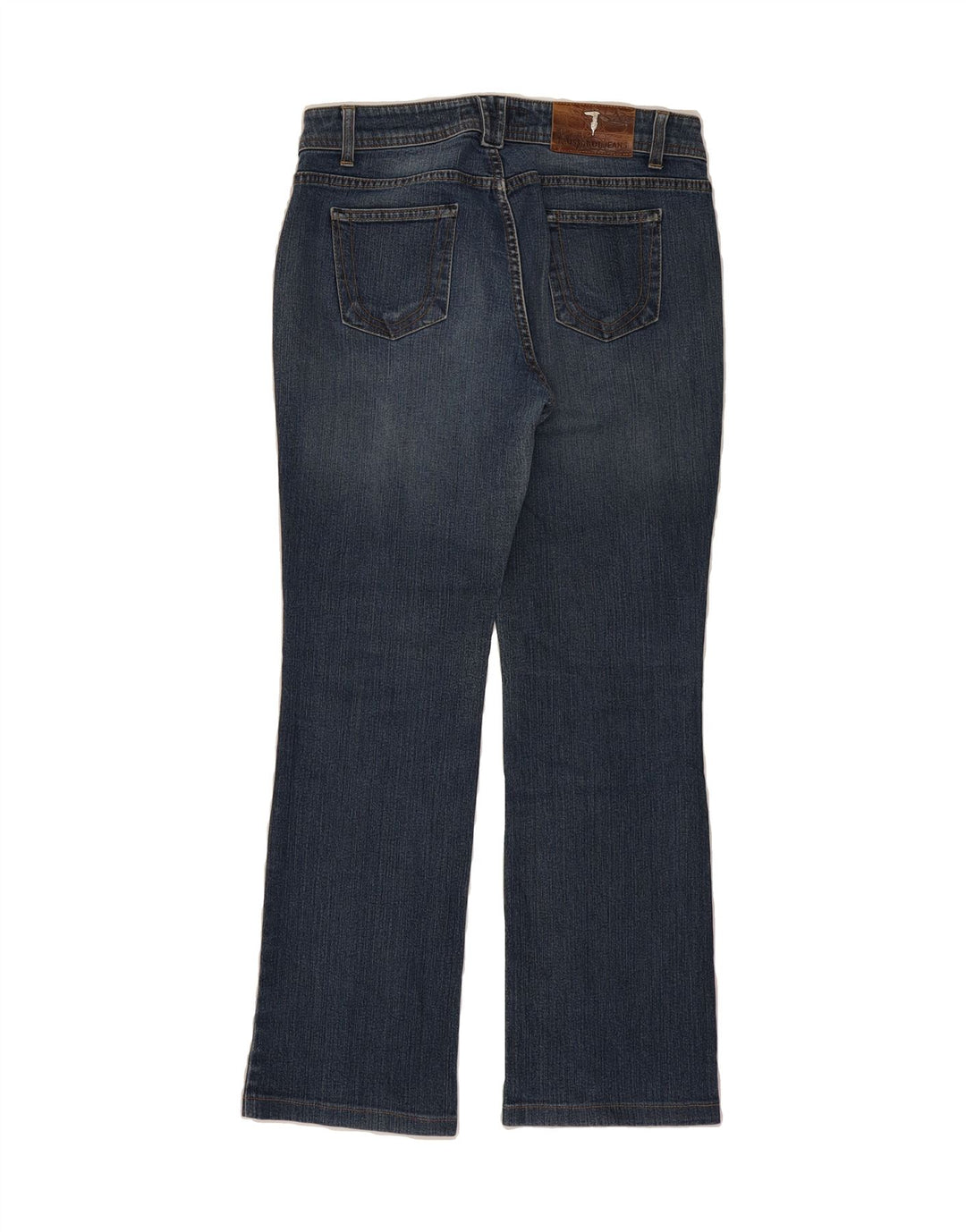 TRUSSARDI Womens Bootcut Jeans W29 L31 Blue Vintage Trussardi and Second-Hand Trussardi from Messina Hembry 