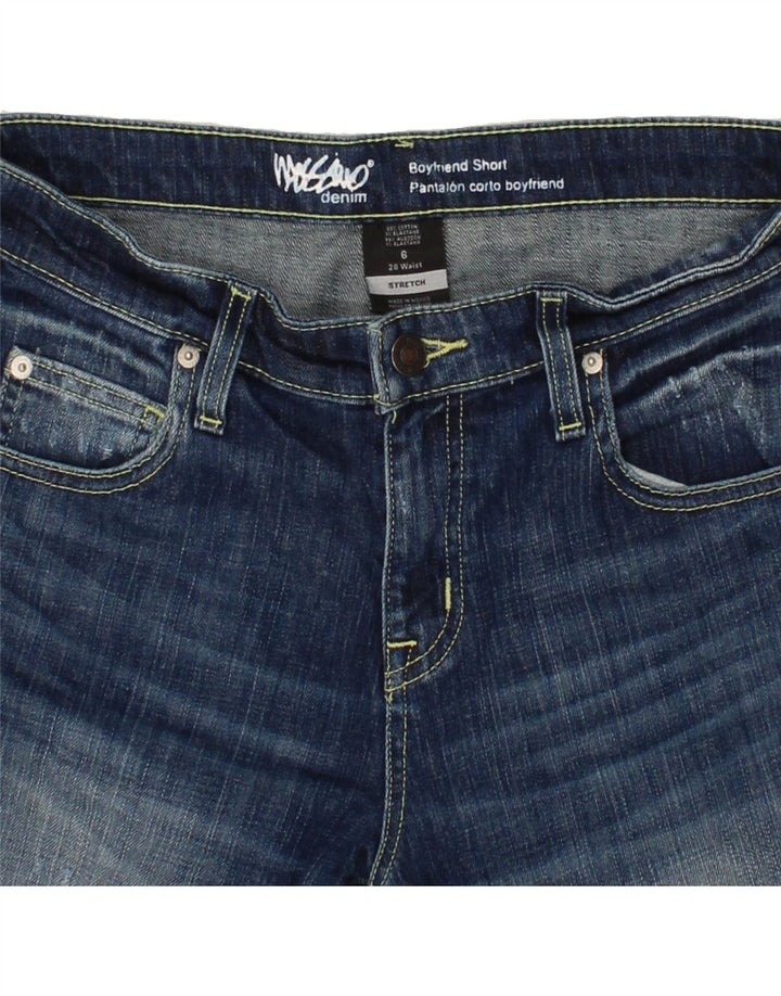 MOSSIMO Womens Boyfriend Denim Shorts US 6 Medium W28 Blue Cotton Vintage Mossimo and Second-Hand Mossimo from Messina Hembry 