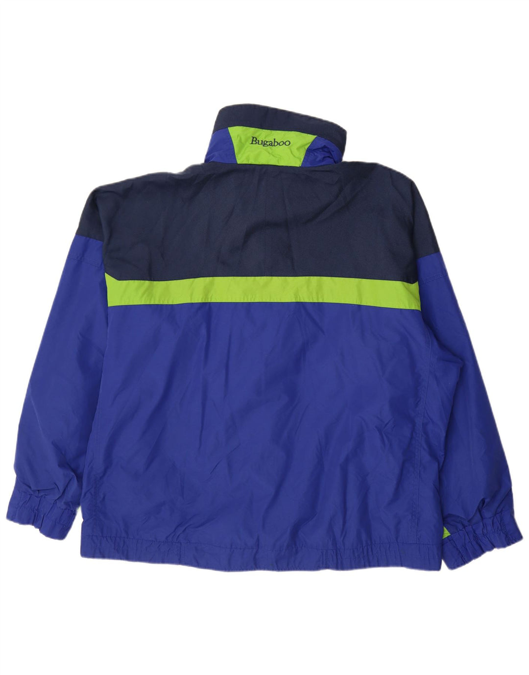 Columbia Mens Bugaboo Rain Jacket UK 40 Large Blue Colourblock