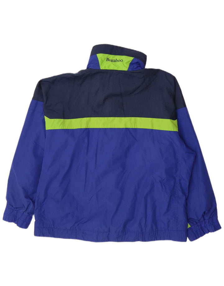Columbia Mens Bugaboo Rain Jacket UK 40 Large Blue Colourblock