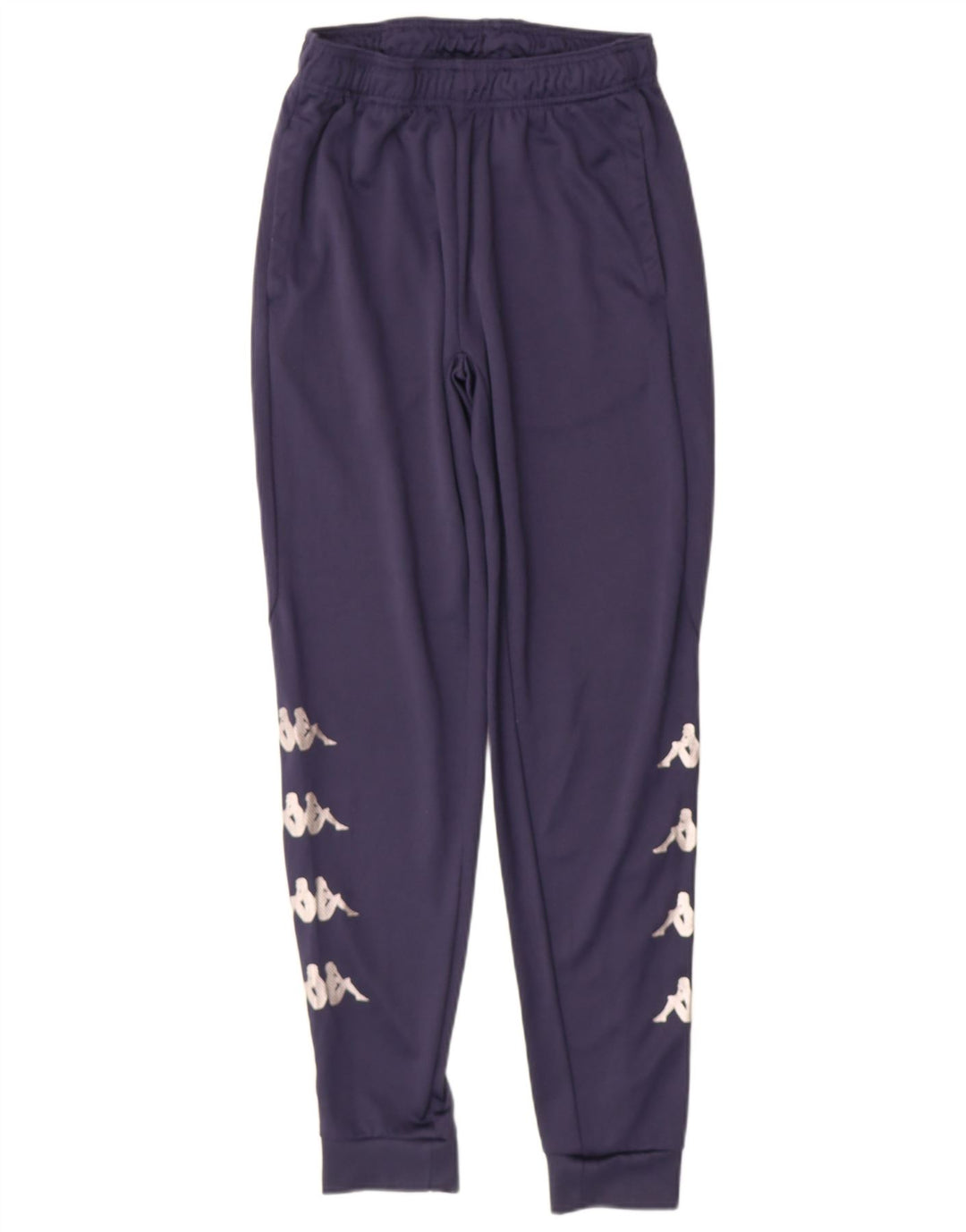 KAPPA Mens Graphic Tracksuit Trousers Joggers Small Navy Blue Polyester