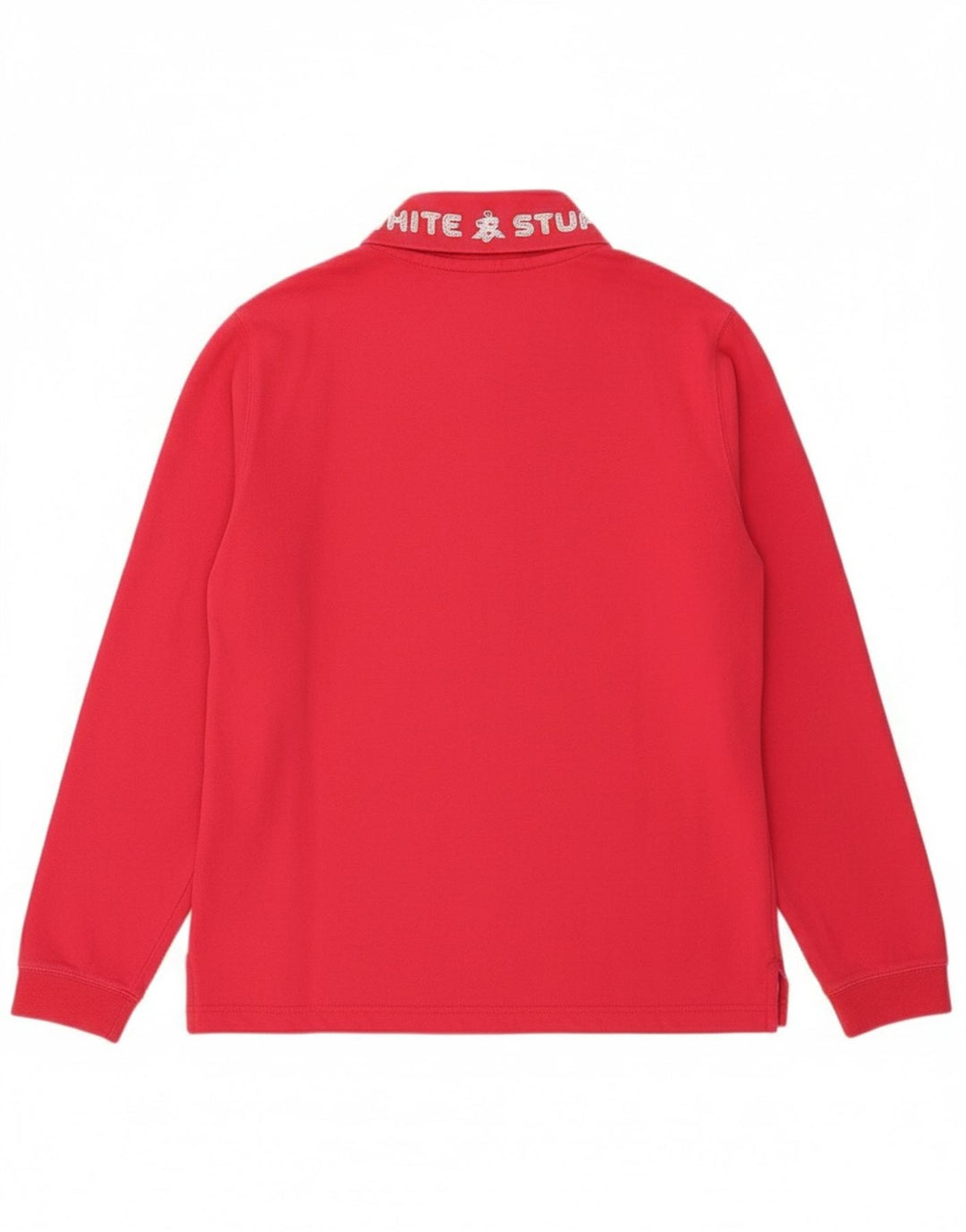 White Stuff Womens Zip Neck Sweatshirt Jumper UK 12 Medium Pink Cotton