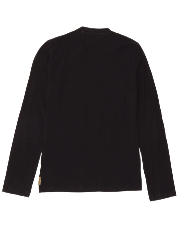 Armani Jeans Herre Grafisk Top Langærmet Medium Sort Bomuld