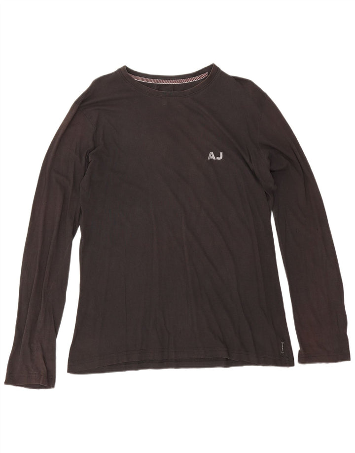 Armani Jeans Mens Top Long Sleeve 2XL Black
