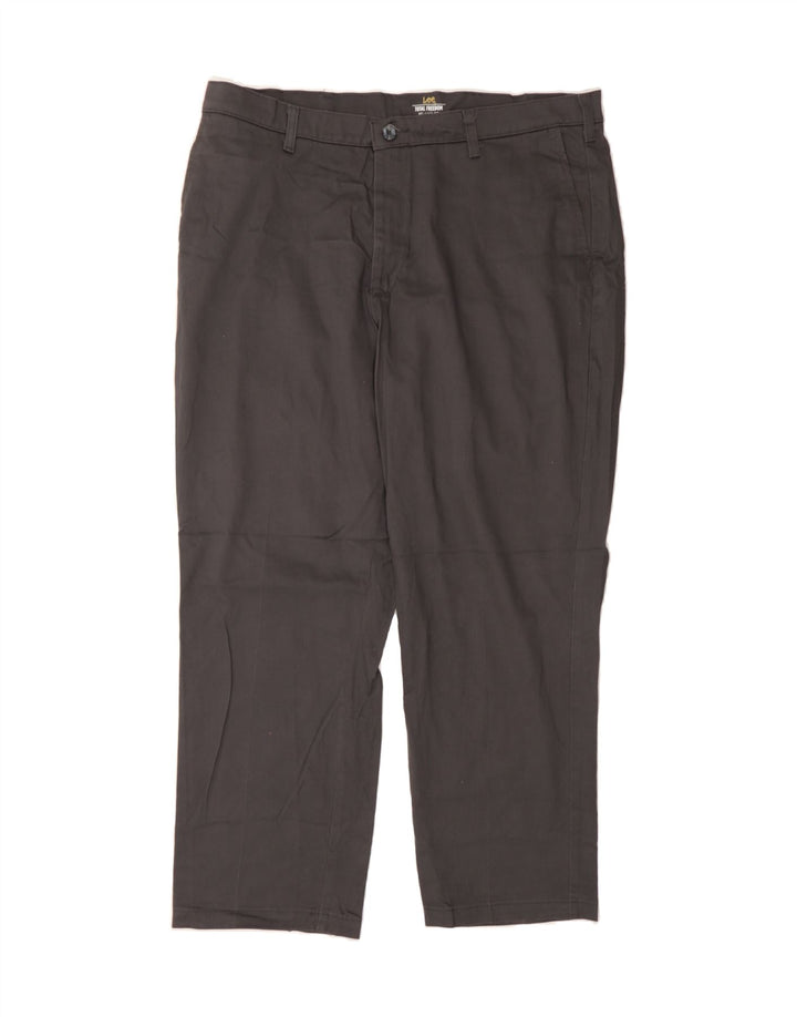 LEE Mens Relaxed Fit Chino Trousers W40 L30 Grey Vintage Lee and Second-Hand Lee from Messina Hembry 