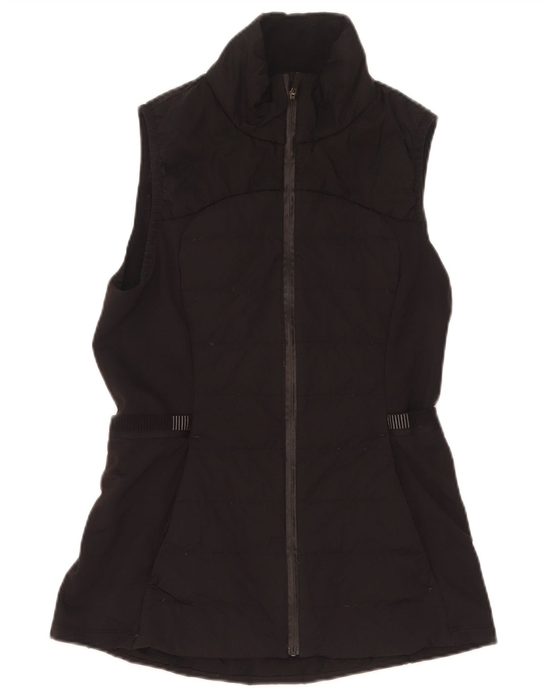 Lululemon Colete feminino US 6 médio preto nylon