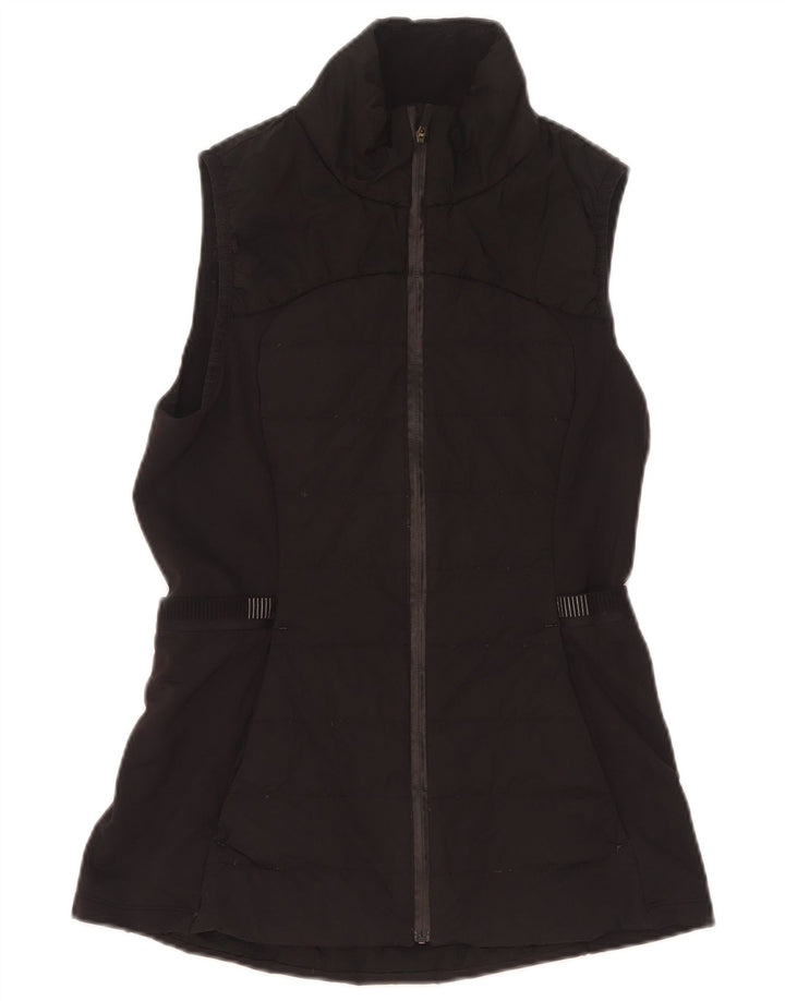Lululemon Colete feminino US 6 médio preto nylon