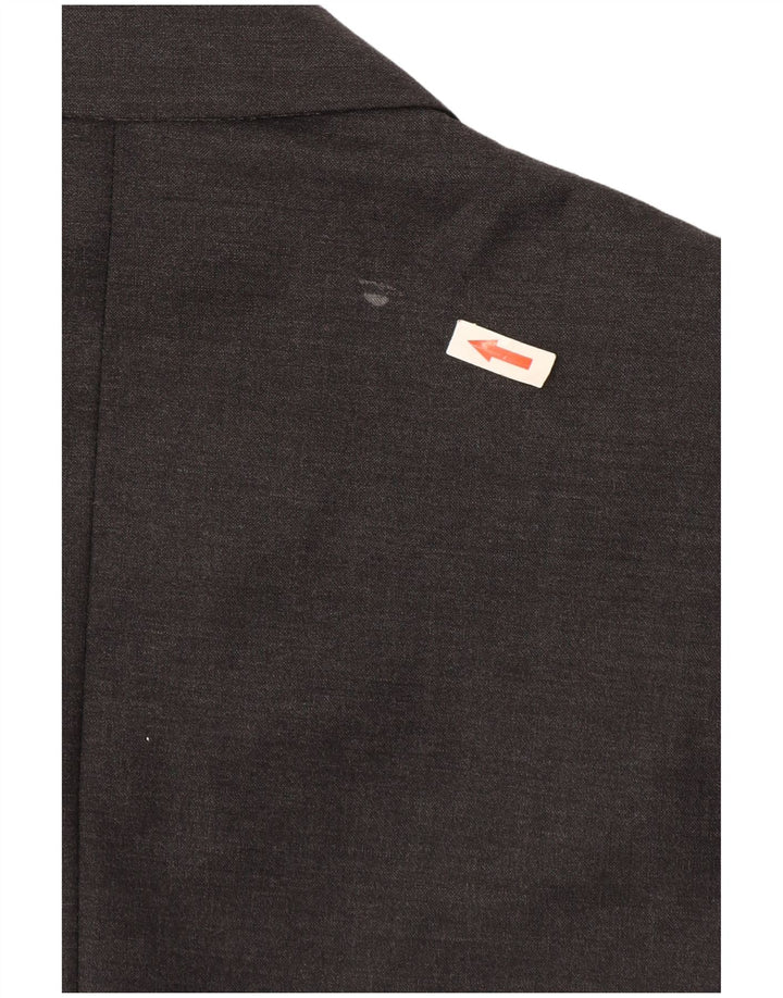 Trussardi Herren Longline 4-Knopf-Blazer IT 48 Mittelgrau