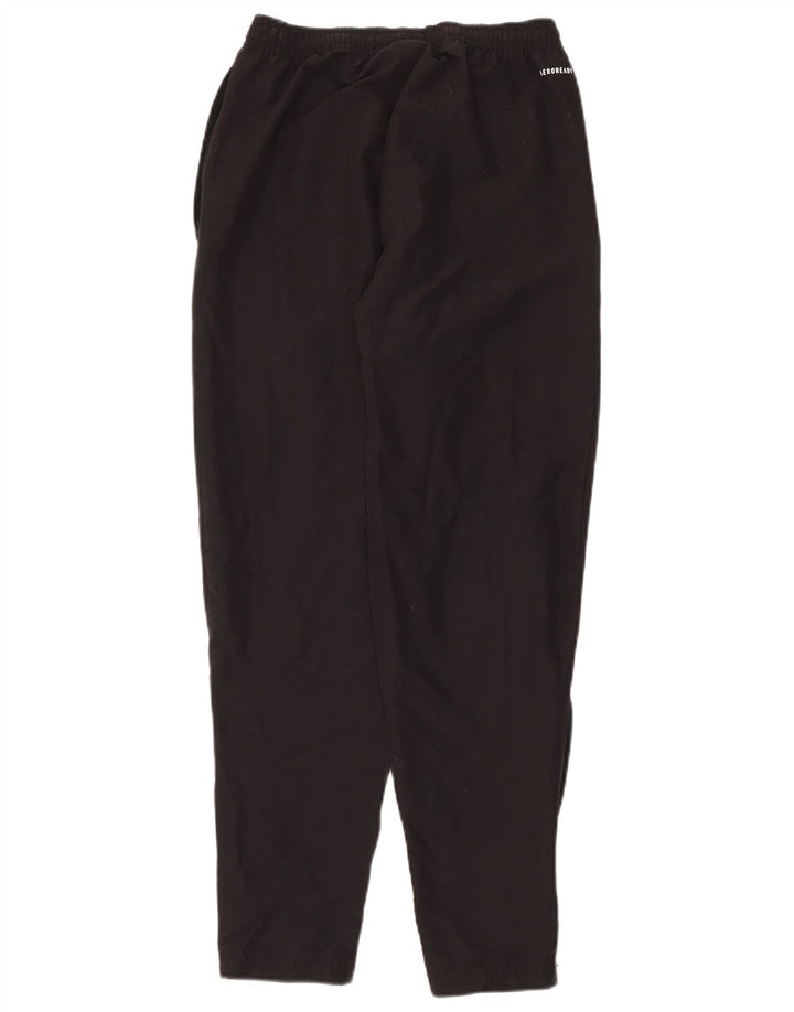 Adidas Mens Aeroready Tracksuit Trousers Small Black Polyester