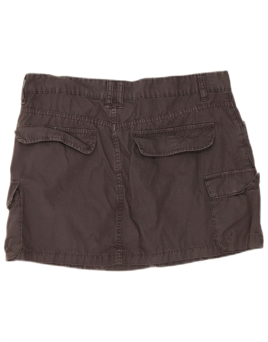 Spódnica damska Mini Cargo Zara, duża W30, szara bawełna