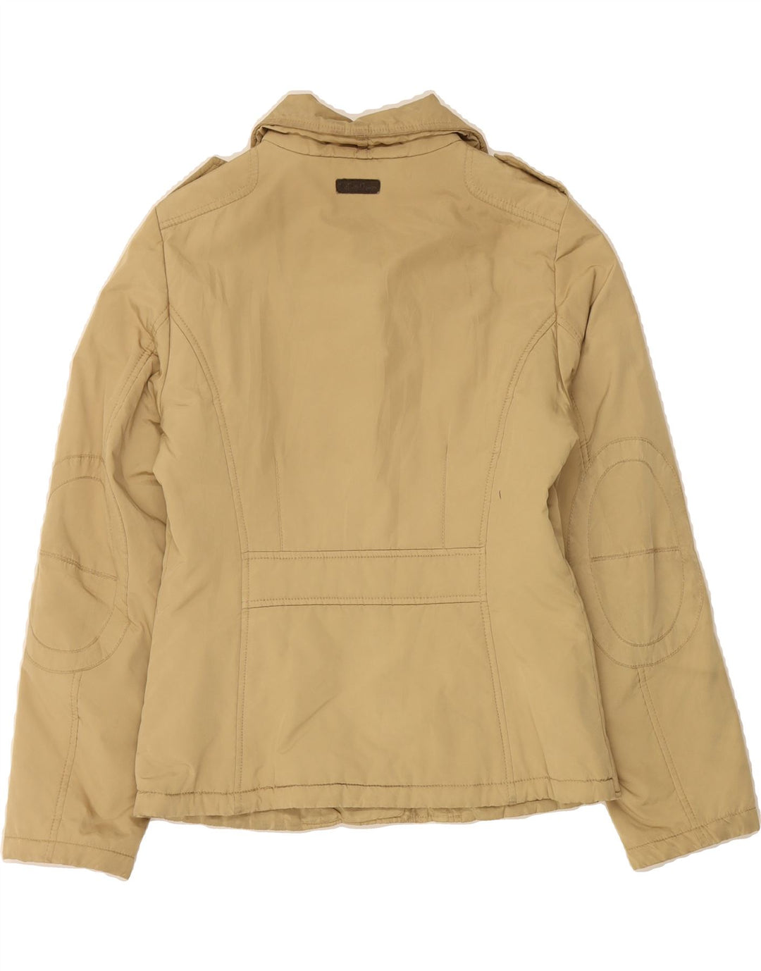 MARLBORO CLASSICS Womens Military Jacket EU 44 XL Beige Polyester Vintage Marlboro Classics and Second-Hand Marlboro Classics from Messina Hembry 
