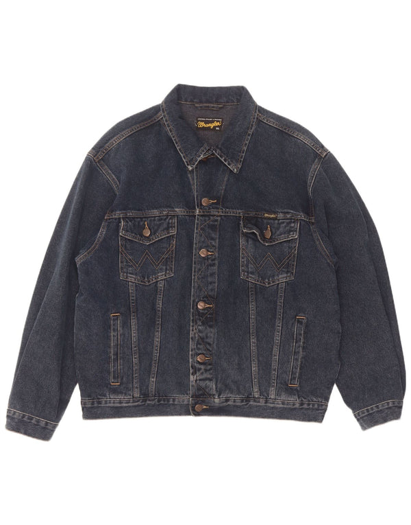 Wrangler Herre denimjakke UK 42 XL Blå Bomuld
