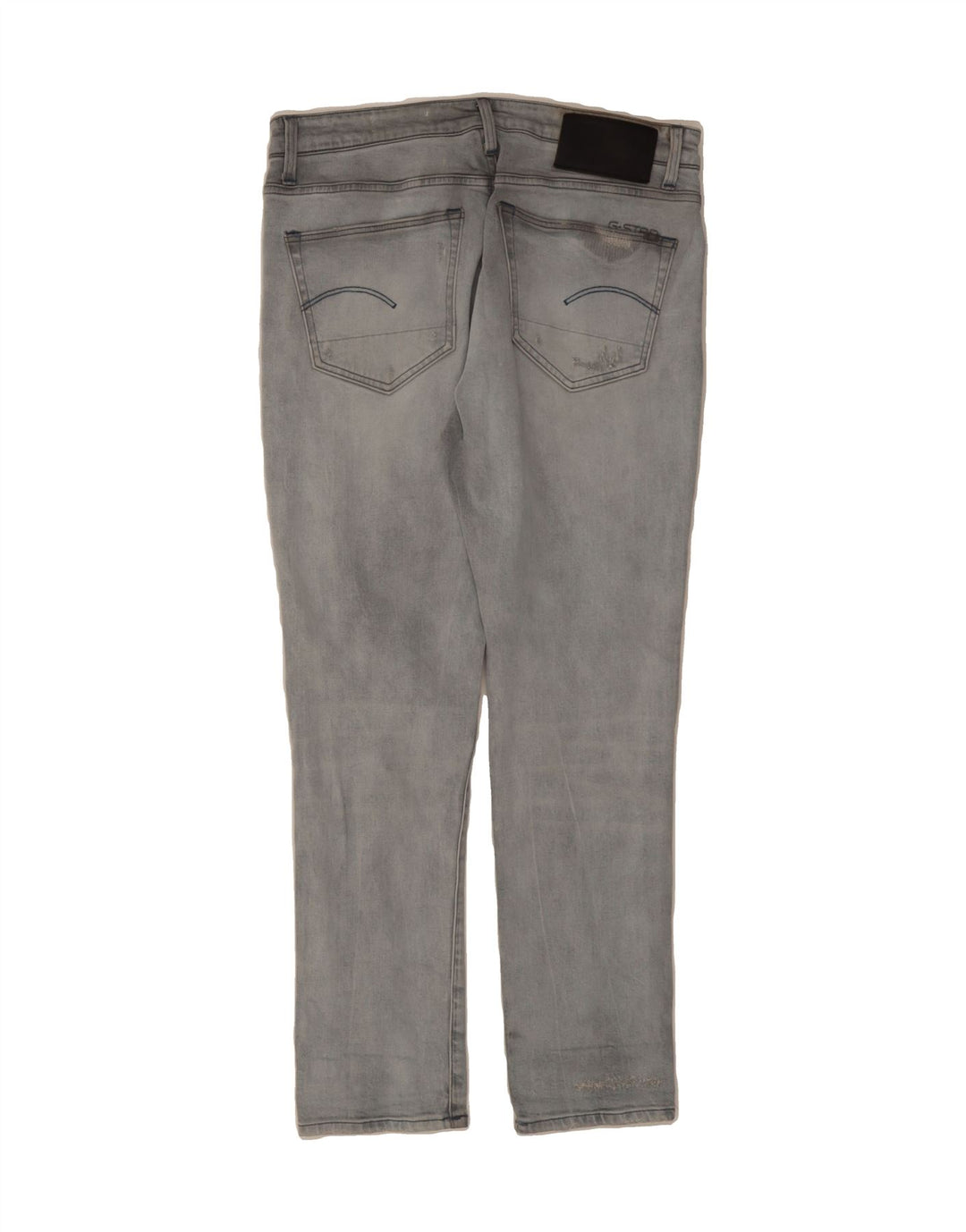 G-STAR Mens Distressed Slim Jeans W31 L30 Grey Cotton Vintage G-Star and Second-Hand G-Star from Messina Hembry 