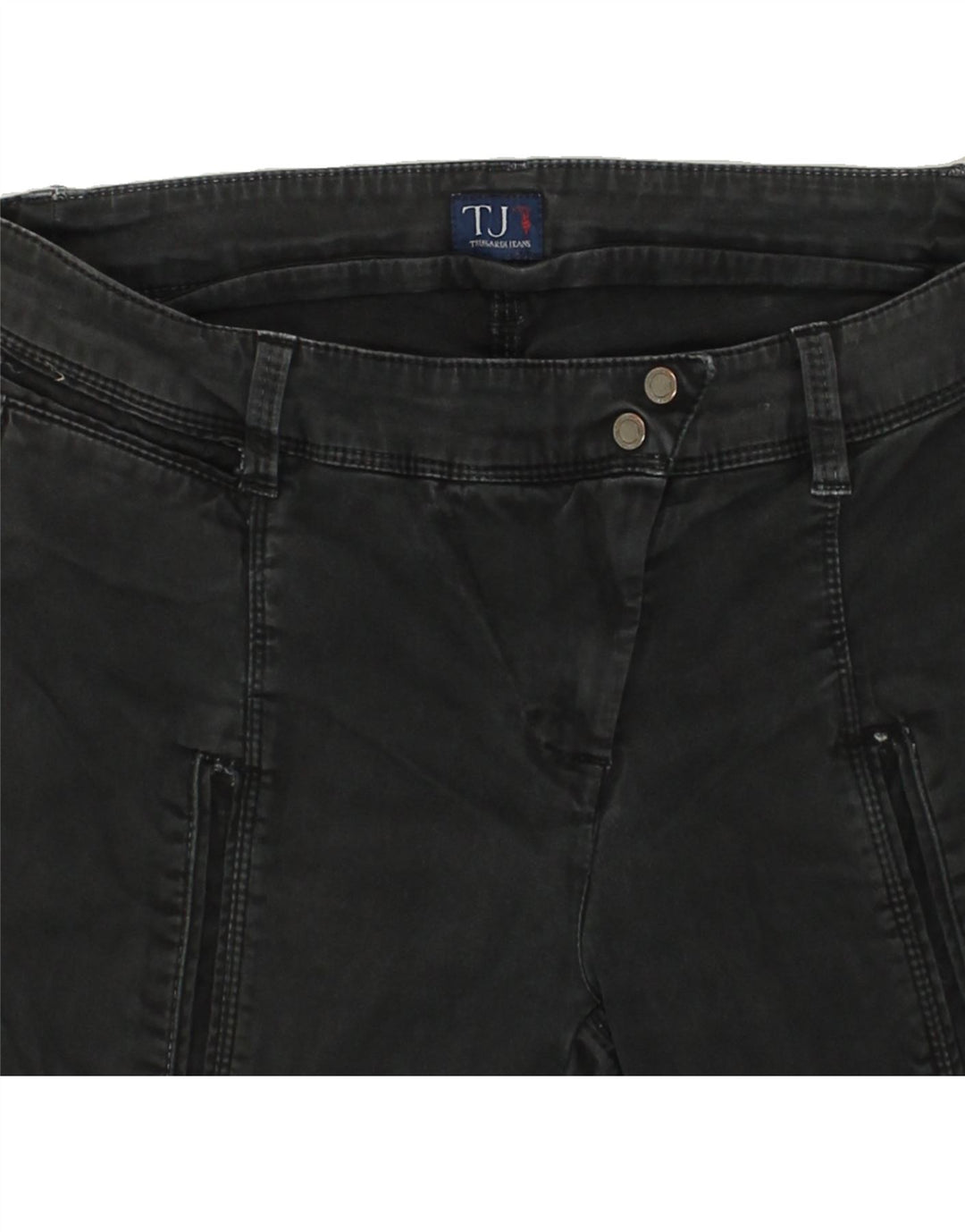 TRUSSARDI Womens Slim Jeans W30 L28 Grey Vintage Trussardi and Second-Hand Trussardi from Messina Hembry 