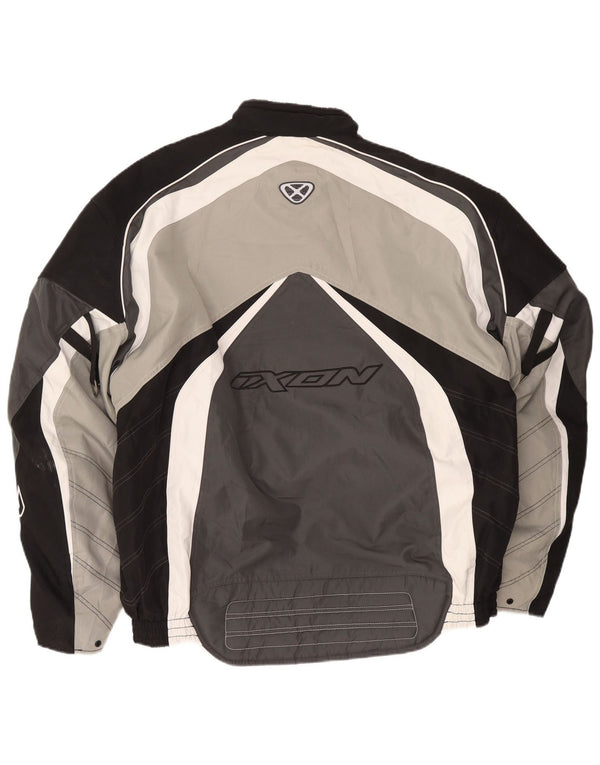 Męska kurtka Ixon Graphic Racer UK 50 5XL w kolorze szarym
