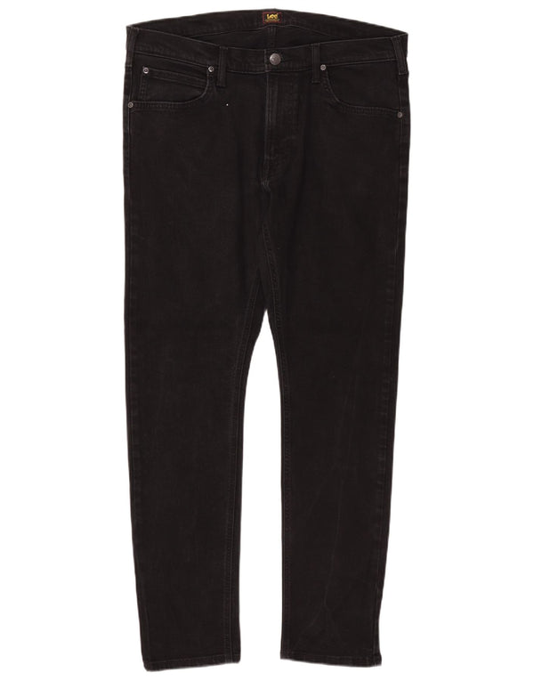 Lee Mens Luke Tapered Jeans Slim W36 L32 Algodão Preto