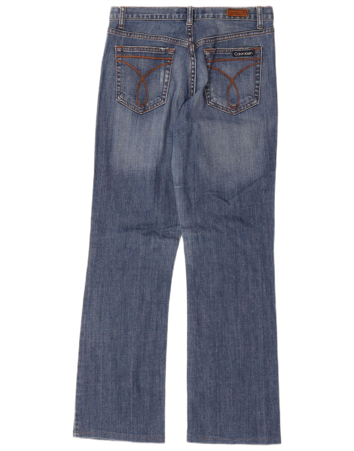 Calvin Klein Dame Bootcut Jeans US 6 Medium W32 L31 Blå Bomuld