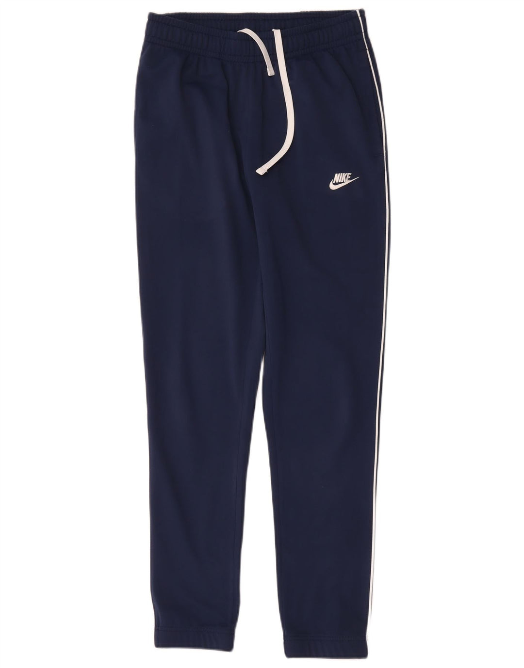 Nike Womens Tracksuit Trousers UK 10 Small Navy Blue Polyester