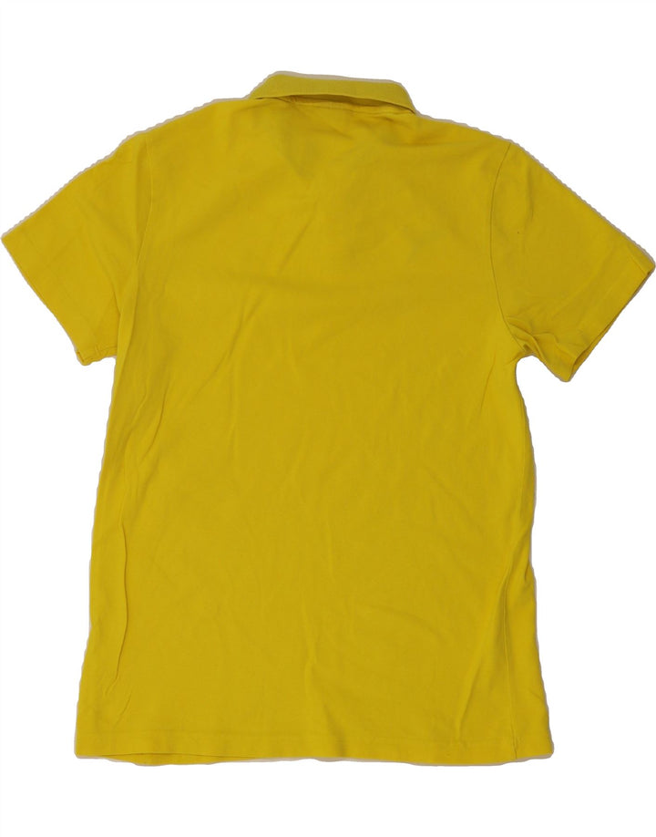 PUMA Mens Polo Shirt Large Yellow Vintage Puma and Second-Hand Puma from Messina Hembry 