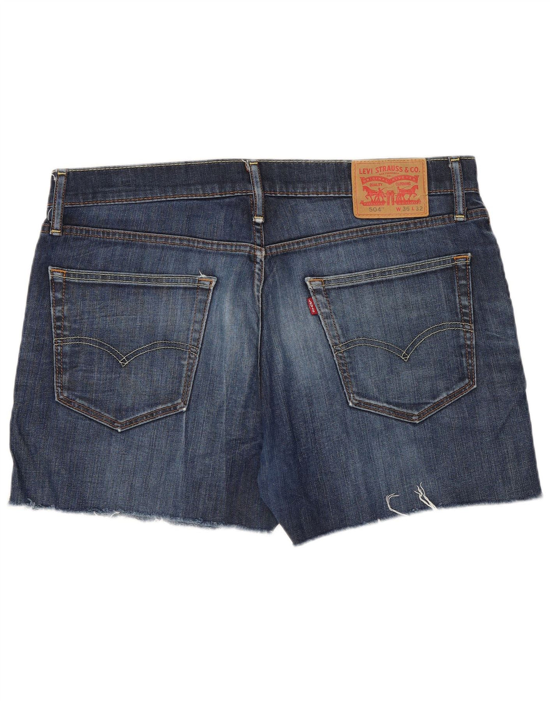 Levi's Short en Jean 504 W36 Homme Bleu Large Coton