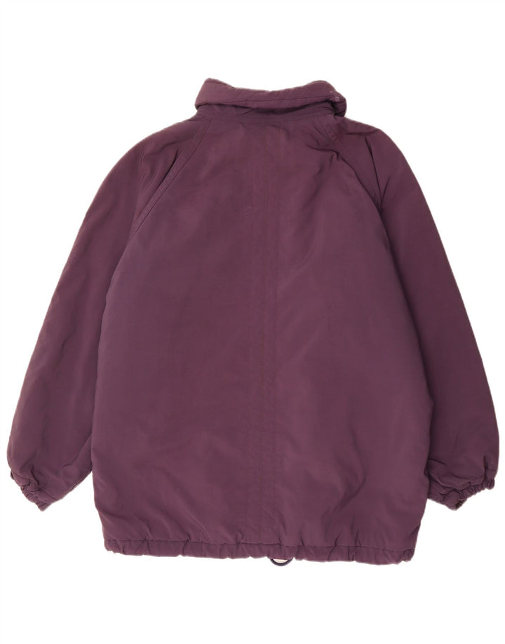 Belfe & Belfe Dame Oversized Windbreaker Jacket UK 18 XL Lilla Polyester