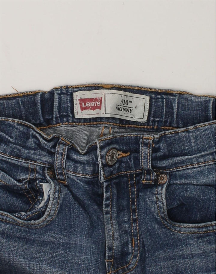 LEVI'S Girls 510 Skinny Jeans 9-10 Years W24 L27  Blue Cotton | Vintage Levi's | Thrift | Second-Hand Levi's | Used Clothing | Messina Hembry 