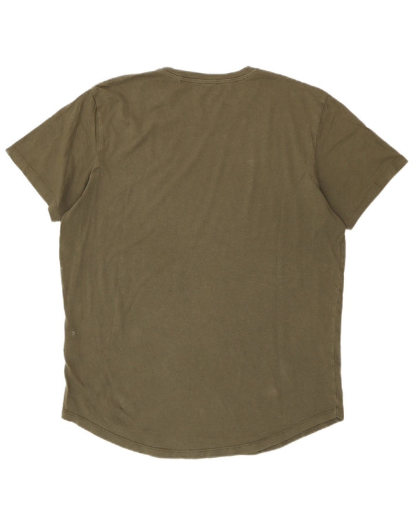 T-shirt męski Jack & Jones, bawełniany, XL, khaki