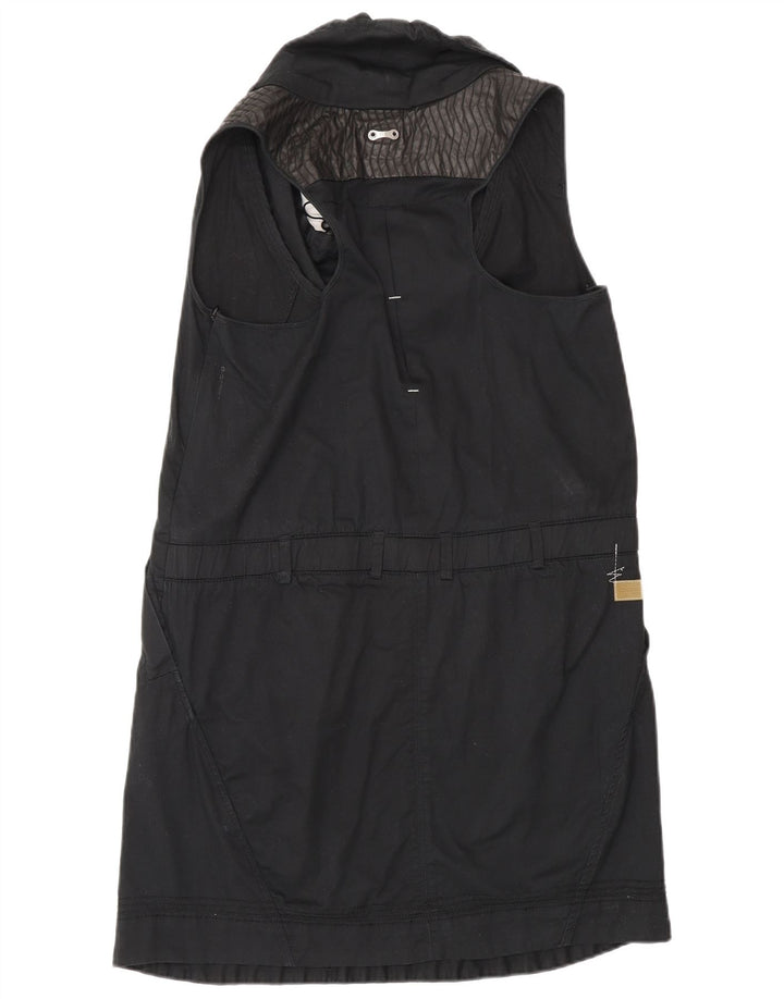 G-Star Womens Sleeveless Basic Dress UK 12 Medium Black Cotton