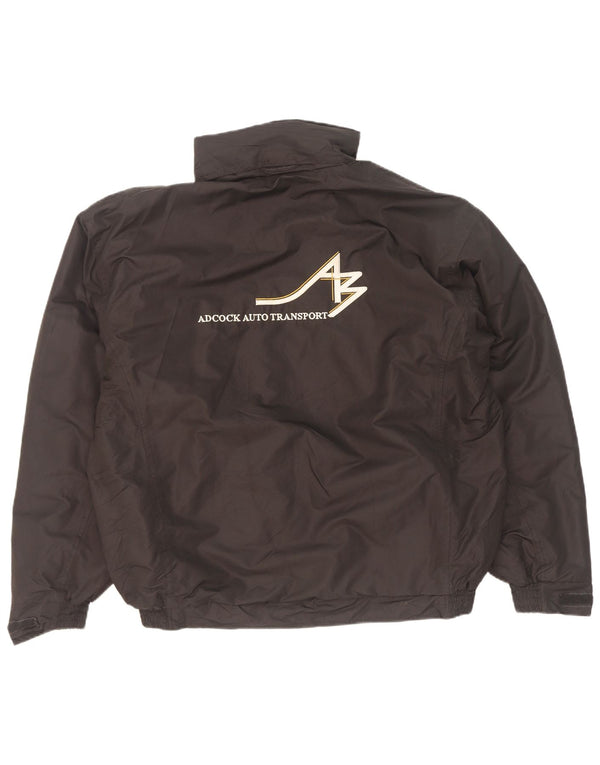 Dickies Herre Grafisk Hooded Bomber Jacket UK 40 Large Black Nylon