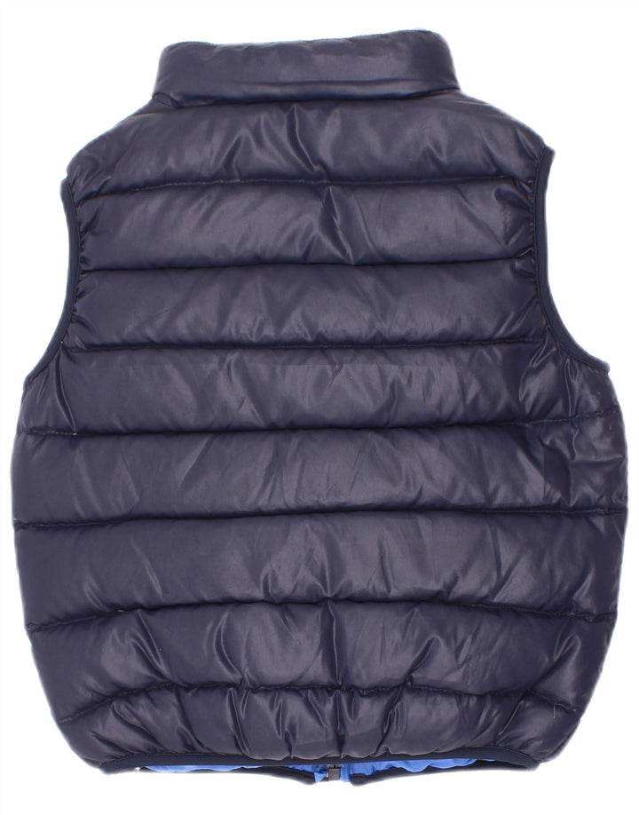 North Sails Boys Reversible Padded Gilet 3-4 Years Navy Blue Polyester