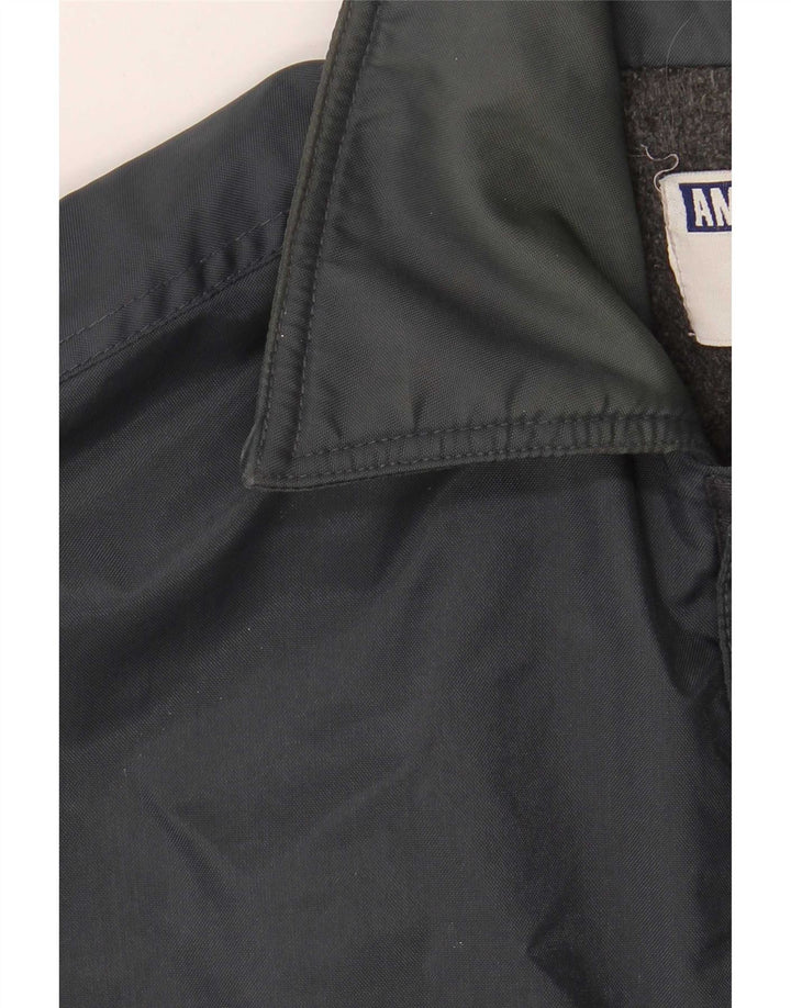 Americanino Herren Bomberjacke UK 40 Large Schwarz Nylon