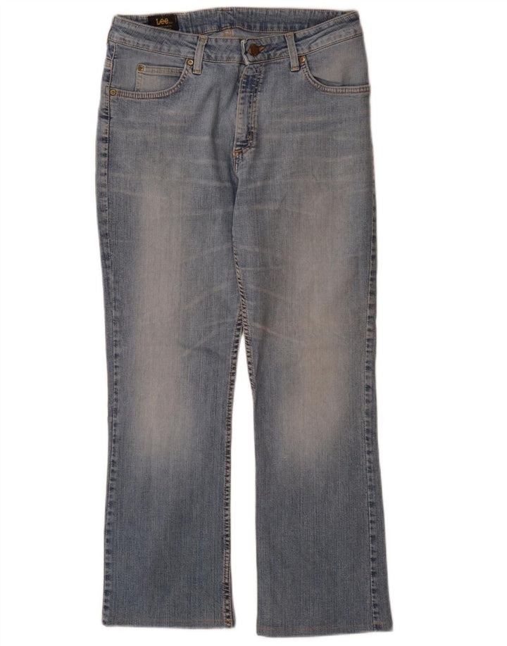 LEE Womens Cameron Straight Jeans W32 L28 Blue Cotton