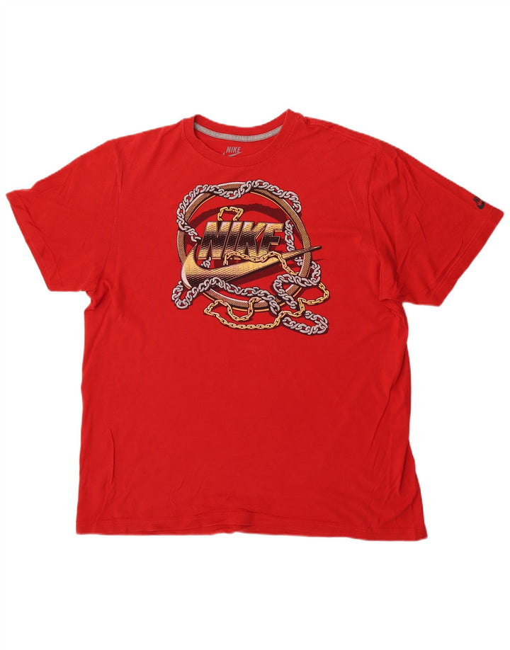 Nike T-shirt graphique coupe classique pour homme XL Rouge