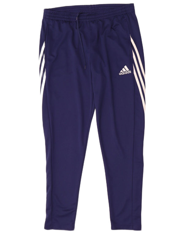 Adidas Mens Climalite Chándal Pantalones Grande Azul Marino Poliéster