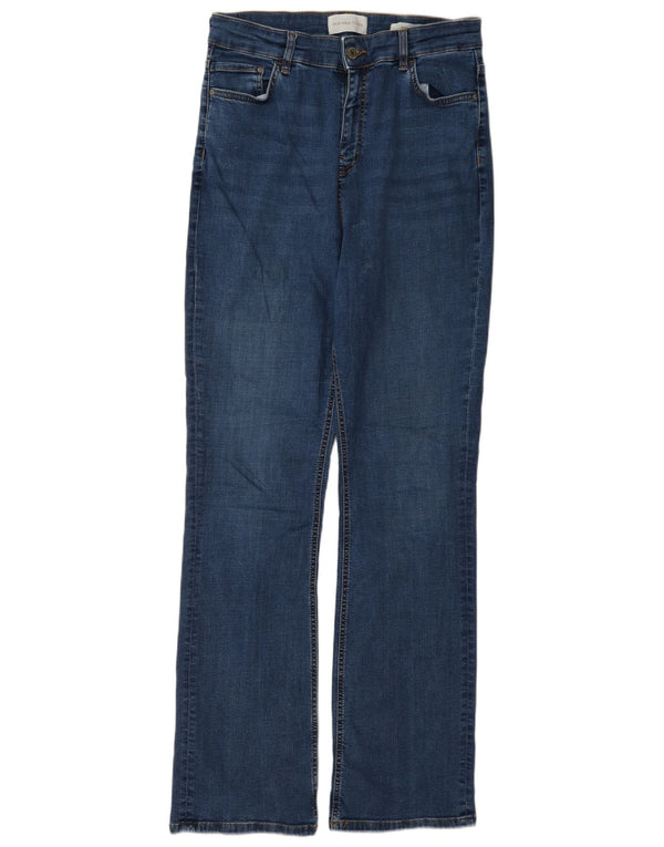 Marks & Spencer Damen Per Una Slim Straight Jeans UK 14 Large W32 L32 Blau