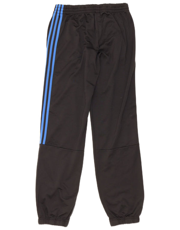 Adidas Boys Tracksuit Trousers Joggers 15-16 Years  Black Polyester