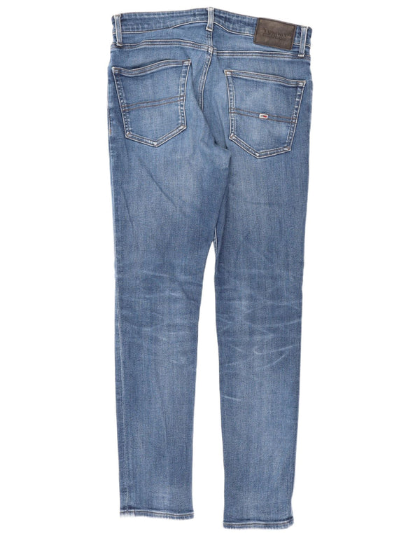 Tommy Hilfiger Mens Slim Jeans W31 L32 Blue Cotton