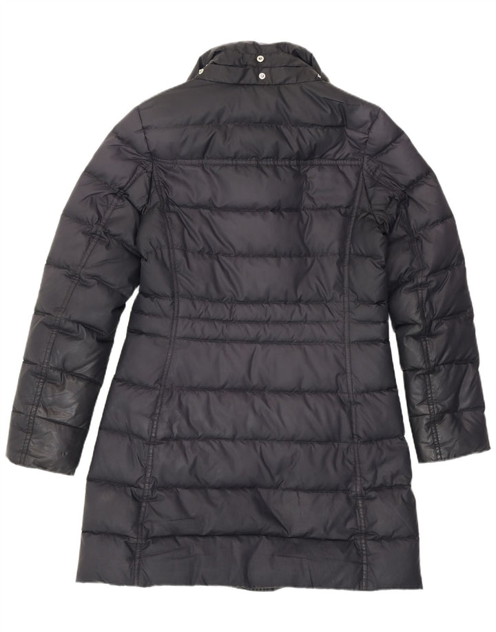 Tommy Hilfiger Womens Padded Coat UK 10 Small Grey Polyester