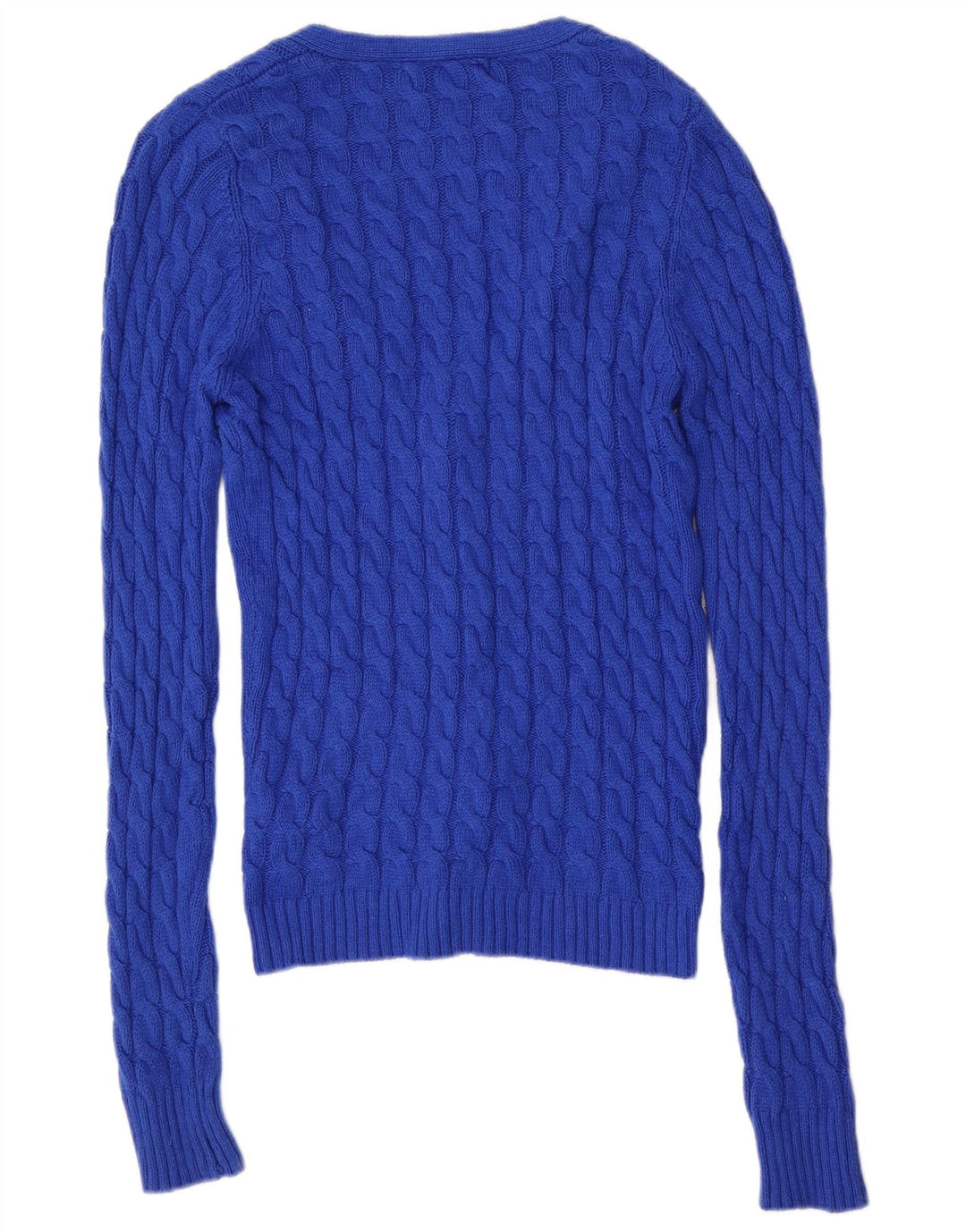 Zara Herre Cardigan Sweater Medium Blå Bomuld