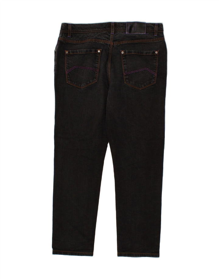 TRUSSARDI Mens Slim Jeans W35 L27 Black Cotton Vintage Trussardi and Second-Hand Trussardi from Messina Hembry 