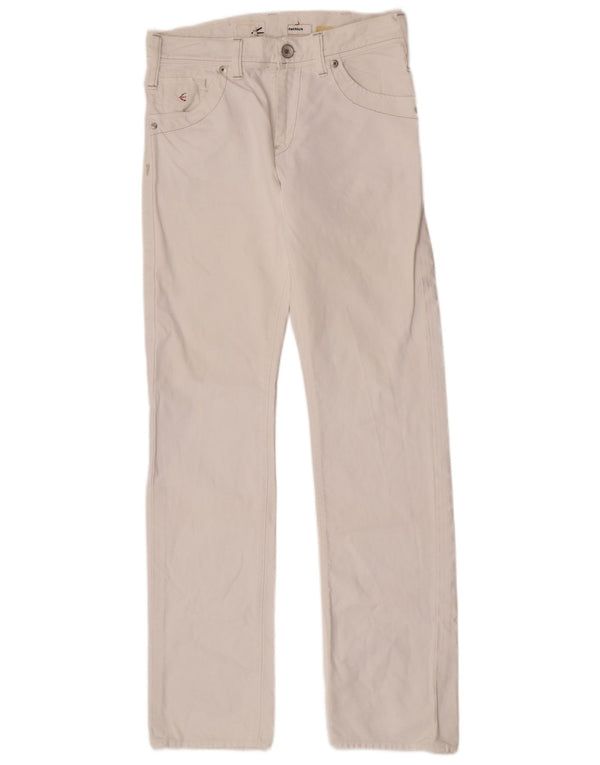 Energie Mens Emerson Straight Jeans W30 L34 White Cotton