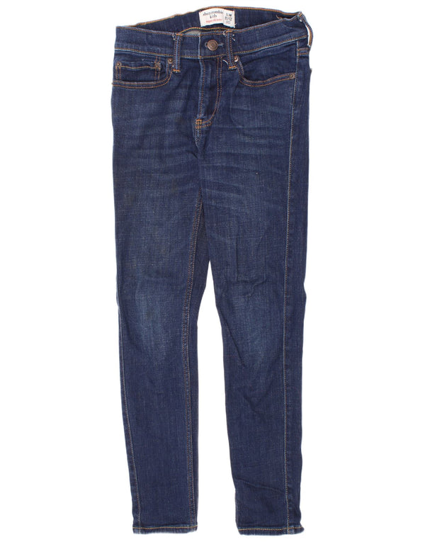 Abercrombie & Fitch Boys Slim Skinny farmernadrág 11-12 év W24 L25 sötétkék