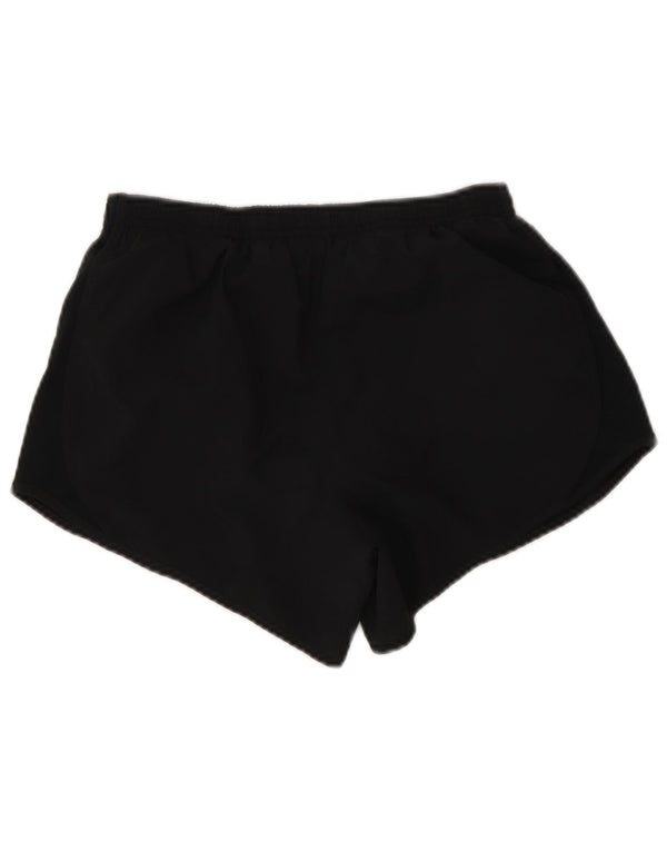 Nike Womens Dri Fit Sport Shorts UK 14 Large Black Polyester