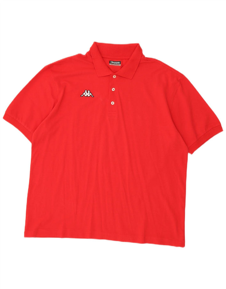 Polo Kappa da uomo 2XL rossa