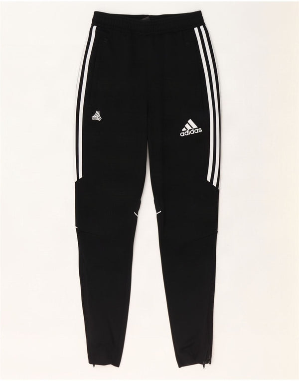 Pantaloni da tuta Adidas Climalite da uomo piccoli in poliestere nero
