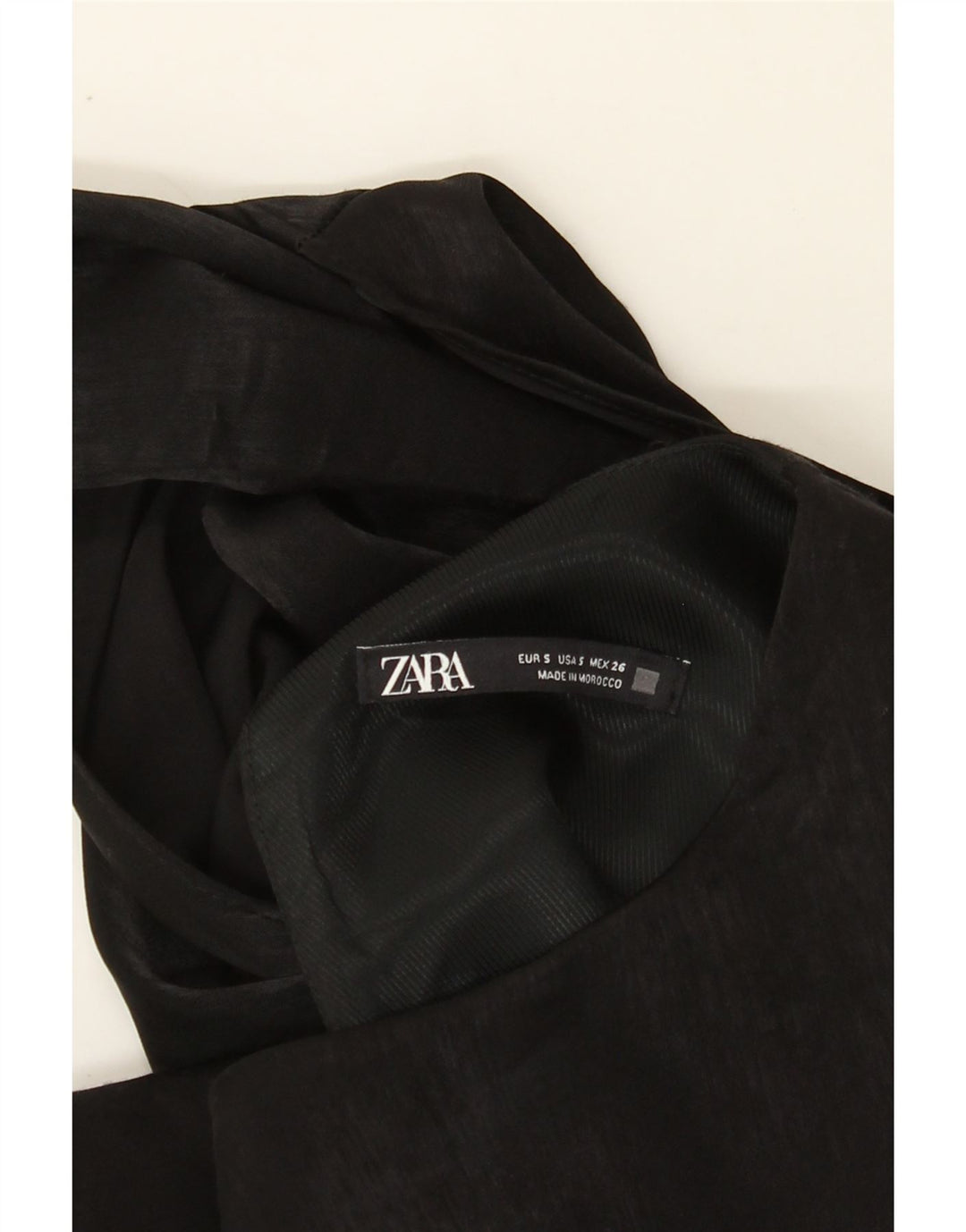 ZARA Womens Batwing Tunic Dress UK 10 Small Black Vintage Zara and Second-Hand Zara from Messina Hembry 