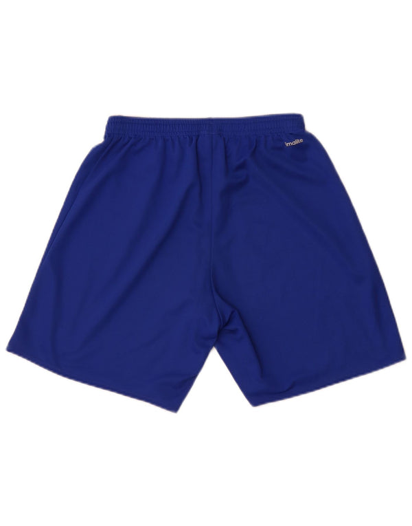 Adidas Mens Climalite Sport Shorts Small Blue Polyester