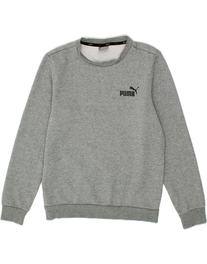PUMA Mens Sweatshirt Jumper XS Grey Cotton Vintage Puma and Second-Hand Puma from Messina Hembry 